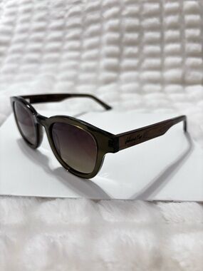 Johnny Fly Pilot Brown Wooden Sunglasses